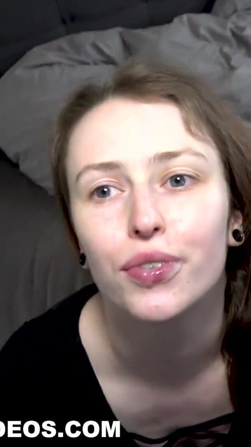SKINNY GIRL ALEXA GIVES FIRST POV BLOWJOB | Clip 2