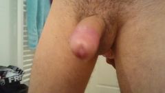 very horny morning prostate milking and cum dildo