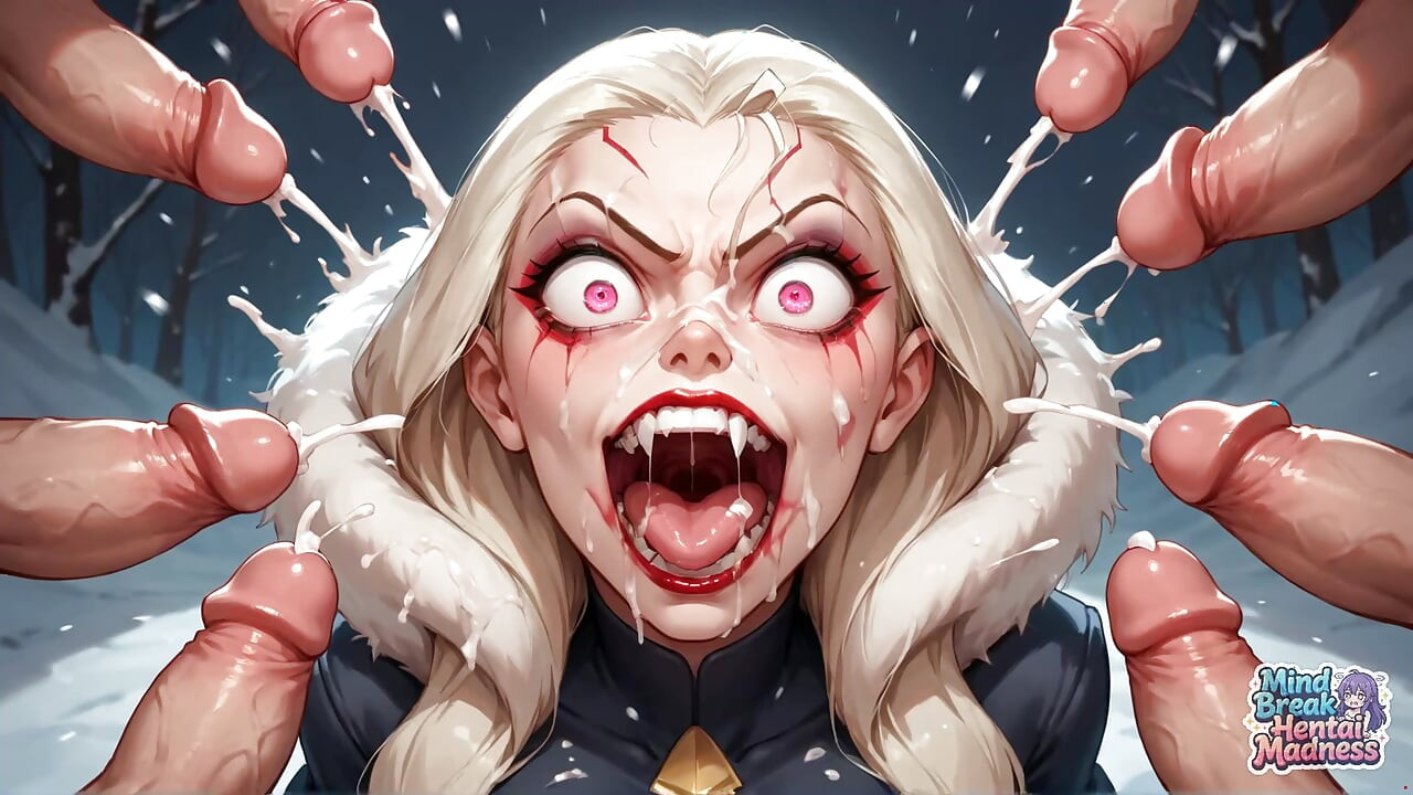 Explosión de esperma de la chorreadora snowbound