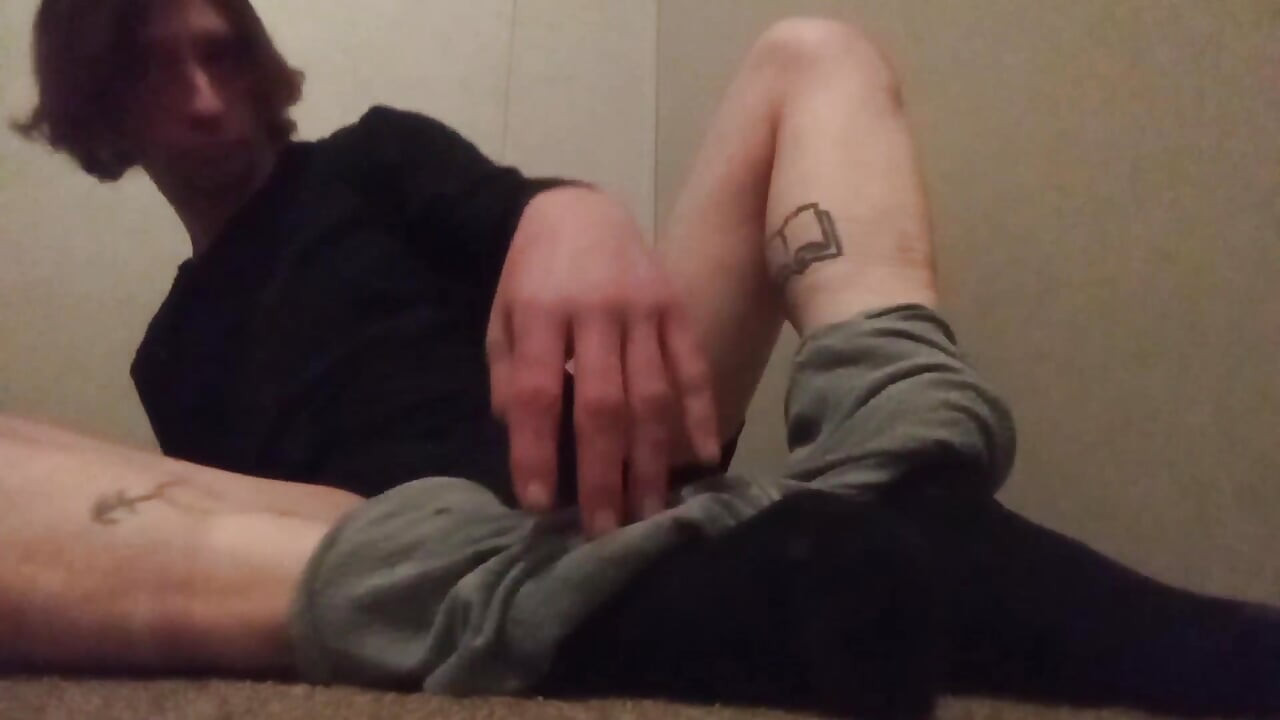 Teasing My Girldick Wearing Boxer-briefs and Leggings