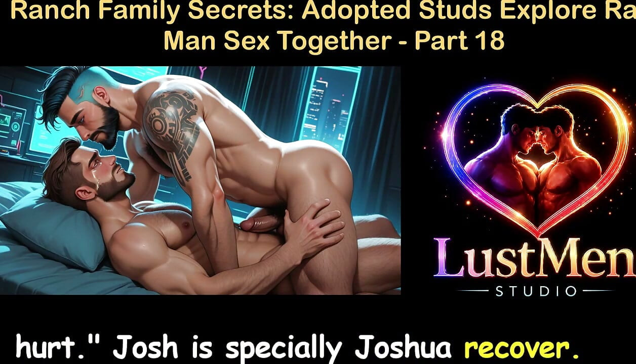 Historia de sexo gay en inglés - los sementales adoptados exploran el sexo duro de un hombre juntos - parte 18