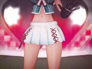 Mmd R-18 - anime - chicas sexy bailando - clip 16