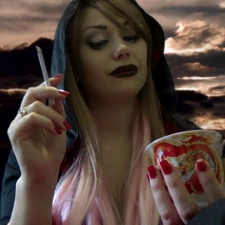 Evil Giantess vampire will do a little bit more holes in your tiny body
