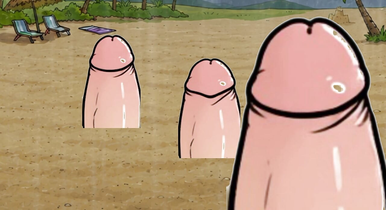 Dicks live in the beach too.
