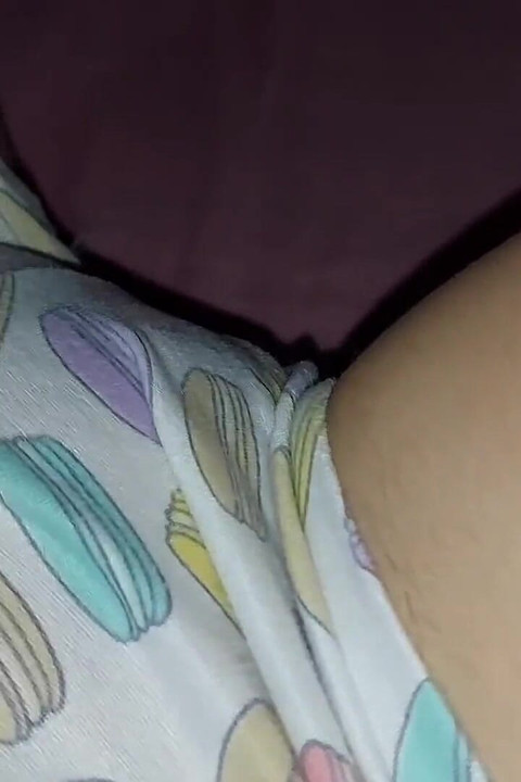 近所の義理の妹と私の猫で遊んでいます。