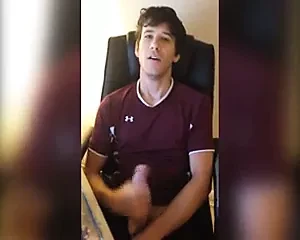 Hot Frat guy wanking.