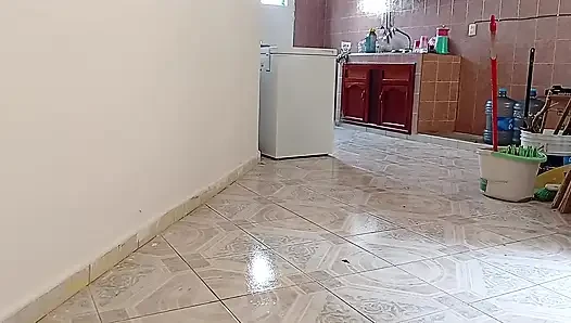 Дама, которая чистит дом