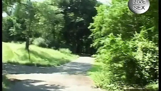 She enjoy in outdoor masturbation