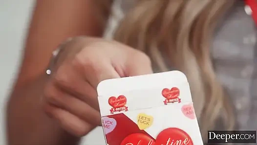 Deeper. Sexy Destiny & Maddy Compete for Manuel's Attention