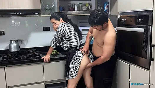 My boss's husband fucks me while she works in his office!