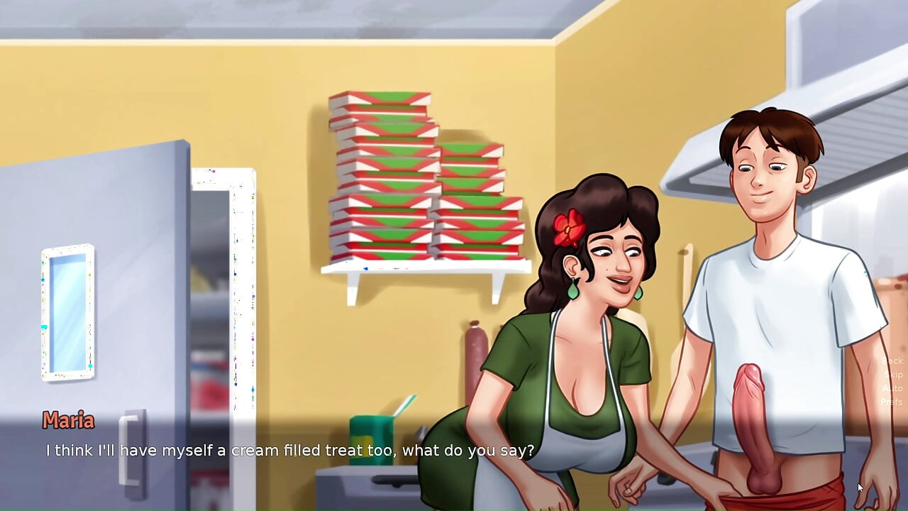 Summertime Saga - Maria Novas cenas animadas em 4k