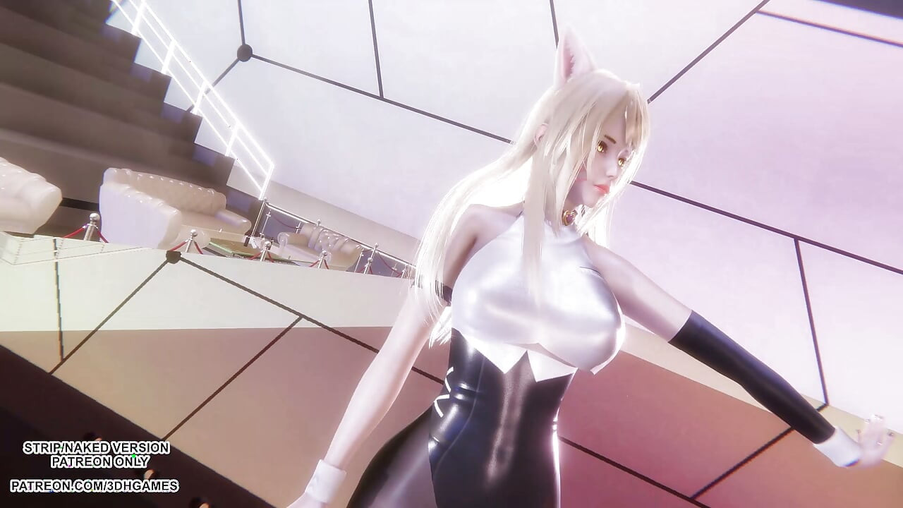 MMD CHUNG HA - ΣΤΡΕΣ - Ahri Sexy Kpop Dance League Of Legends Hentai Χωρίς λογοκρισία 4K 60FPS