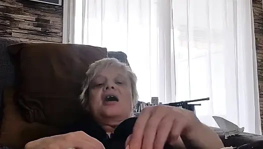 In Sexy Lingerie I Play with My Finger and My Dildo