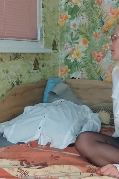 Evil Mommy Humiliate Her Hubby Fuck Stepson in Front of Him