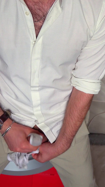 Must-see moment from "Young guy Noel Dero saw his stepsister's dirty panties and decided to taste them and jerk off on them."