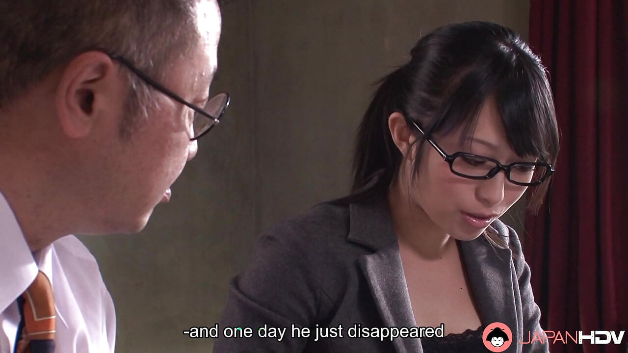 Japanese office lady sucks hard cock,uncensored.