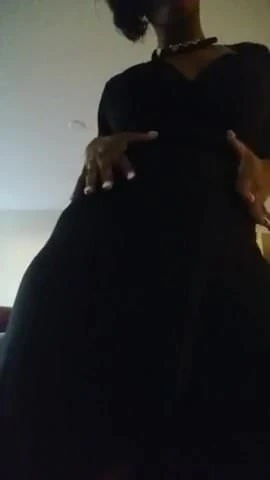 In Her Black Dress