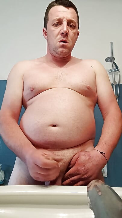 I wank in the bathroom