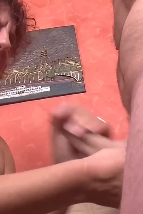 Horny Granny with Small Tits Is Fucked by a Mature Cock Until the Sperm Cums