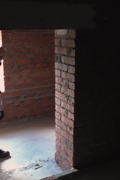 Student smoking in abandoned house sucking dick stranger and fucking