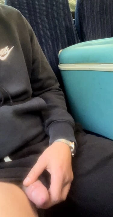 Risicovolle openbare bus masturbatie