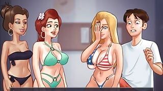 Summertime Saga 92부 - MissKitty2K의 내 길에서의 섹시한 경쟁