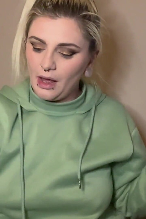 Girl Gets Sad and Ruins Diet by Pigging Out and Burping