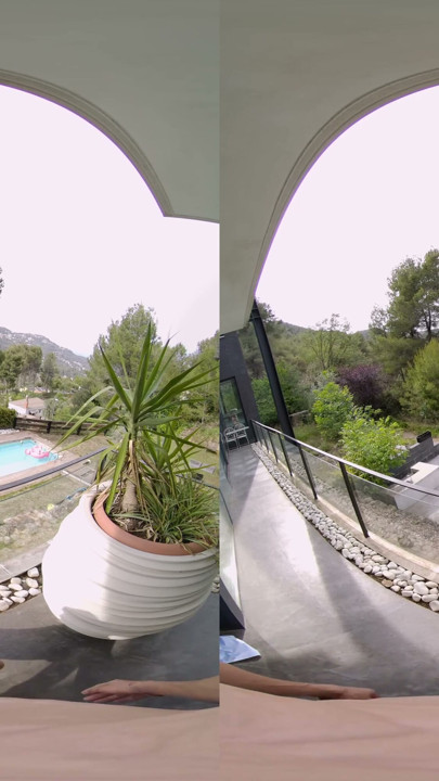Our First Time Fucking on a Balcony - Virtual Real Porn | Clip 1