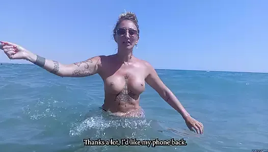 Milf recogida en la playa y follada - cámara en el dormitorio - vacaciones en Italia: cómo conectar con una madura