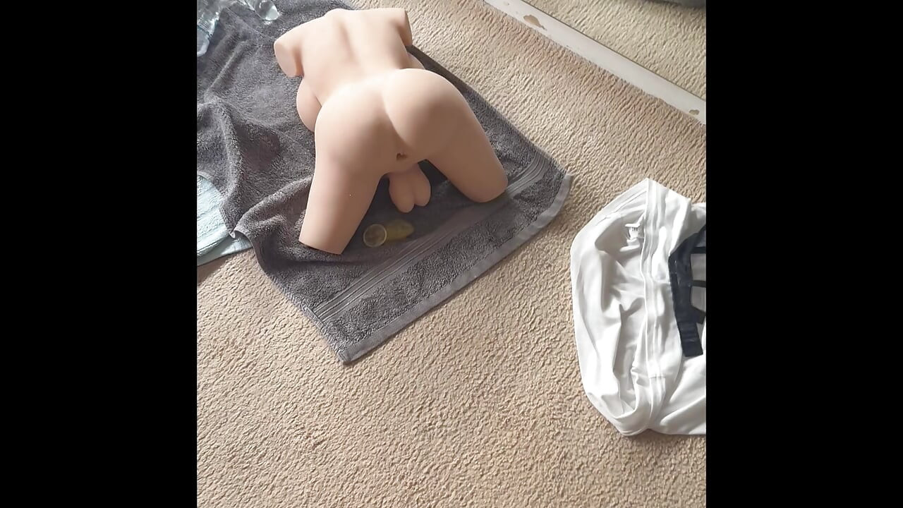 prostate_play - 2 x CD and trans sex doll - used condom