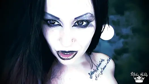 Cruel Banshee Will Eat You and Resurrect You Again and Again After You Cum in Her Mouth