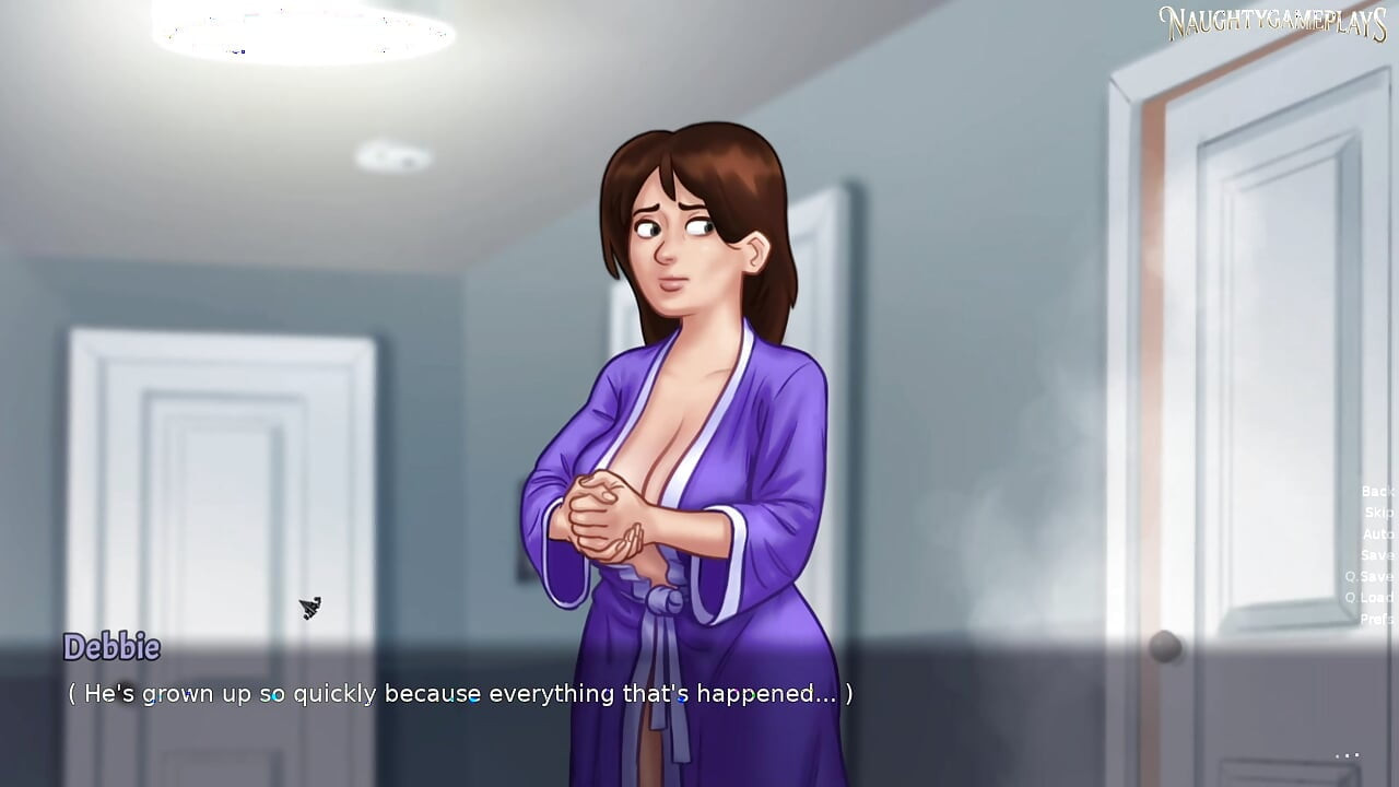 Stepmom Gets Surprise By His Massive Cock In The Shower - Summertime Saga 37 By DarkCookie - 3D Hentai Porn Game