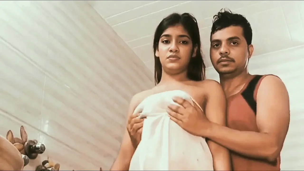 Young college student bathroom risky homemade sex video