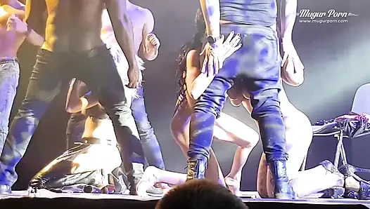 MugurPorn having fun at erotic festival