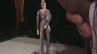 Thick cum on action figure