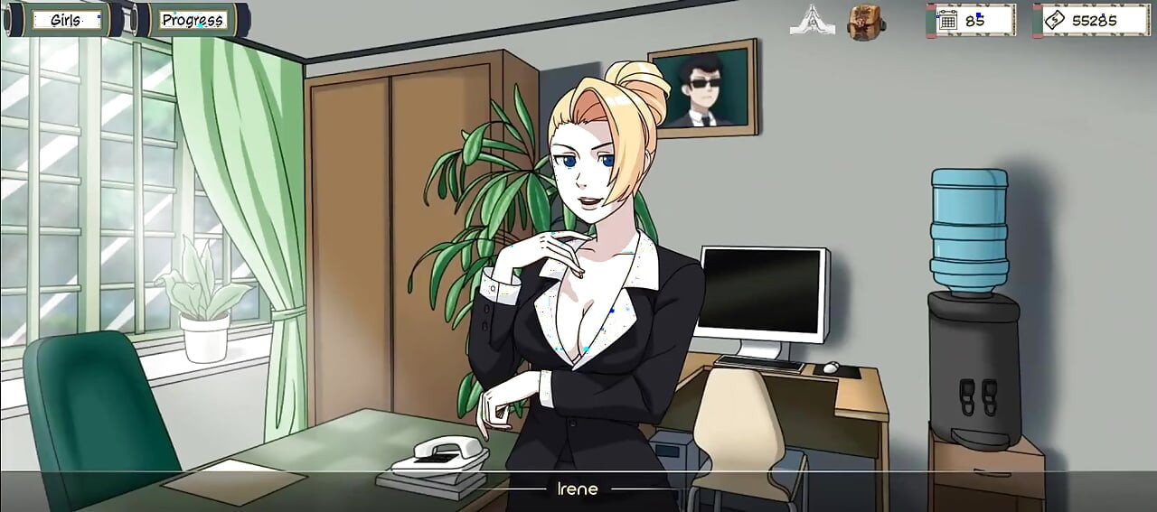Kunoichi Trainer - Naruto Trainer v0.21.1 Part 119 Sexy Blonde Secretary Stocking by Loveskysan69