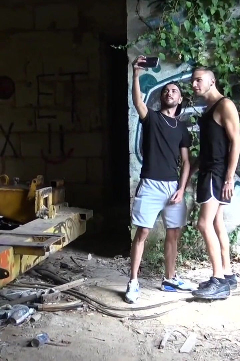 French twink Kevin Ass used raw by young straight boy curious