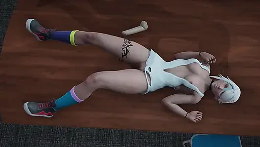 Isla wird gefingert und squirtet - 3D porno