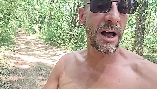 A good session of and exib live on a path in the forest with a friend, remi06cam4