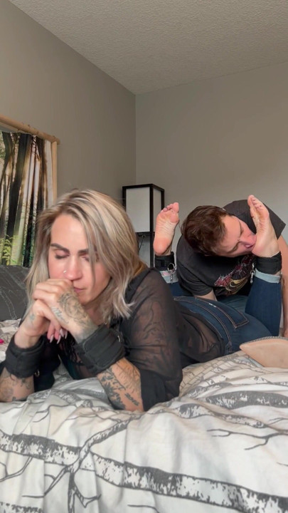 The Hot Wife Next-Door: Captured & Hogtied - Insanely Sexy Feet & Perfect Wrinkled Soles | Clip 3