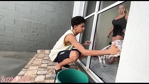 Üvey oğlumu cinselliğimle buldum ve onu anal seks nesnem yaptım