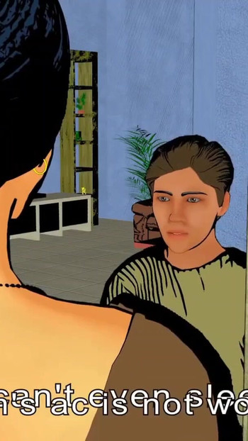 Emotional moment from "Boy fucks neighbour aunty"