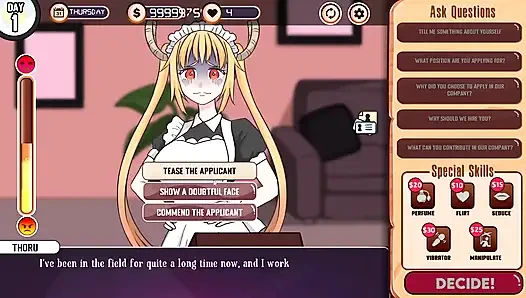 Azgın işe alım seks oyunu [bölüm 02] çıplak mod [18+] çıplak oyun / seks oyunu