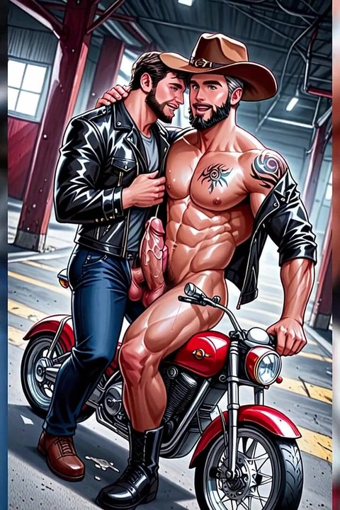 Ai bajkeri i gej muškarci u slideshowu