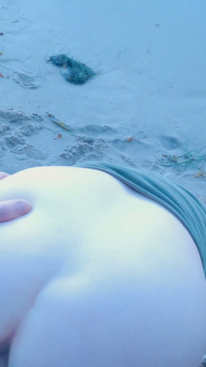 Stepson cheats with stepmom on the beach | Clip 1