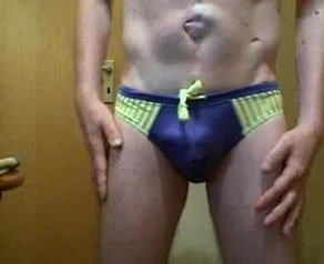 In BadeHose в Blauer