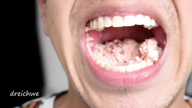 Delicious sausage in my mouth