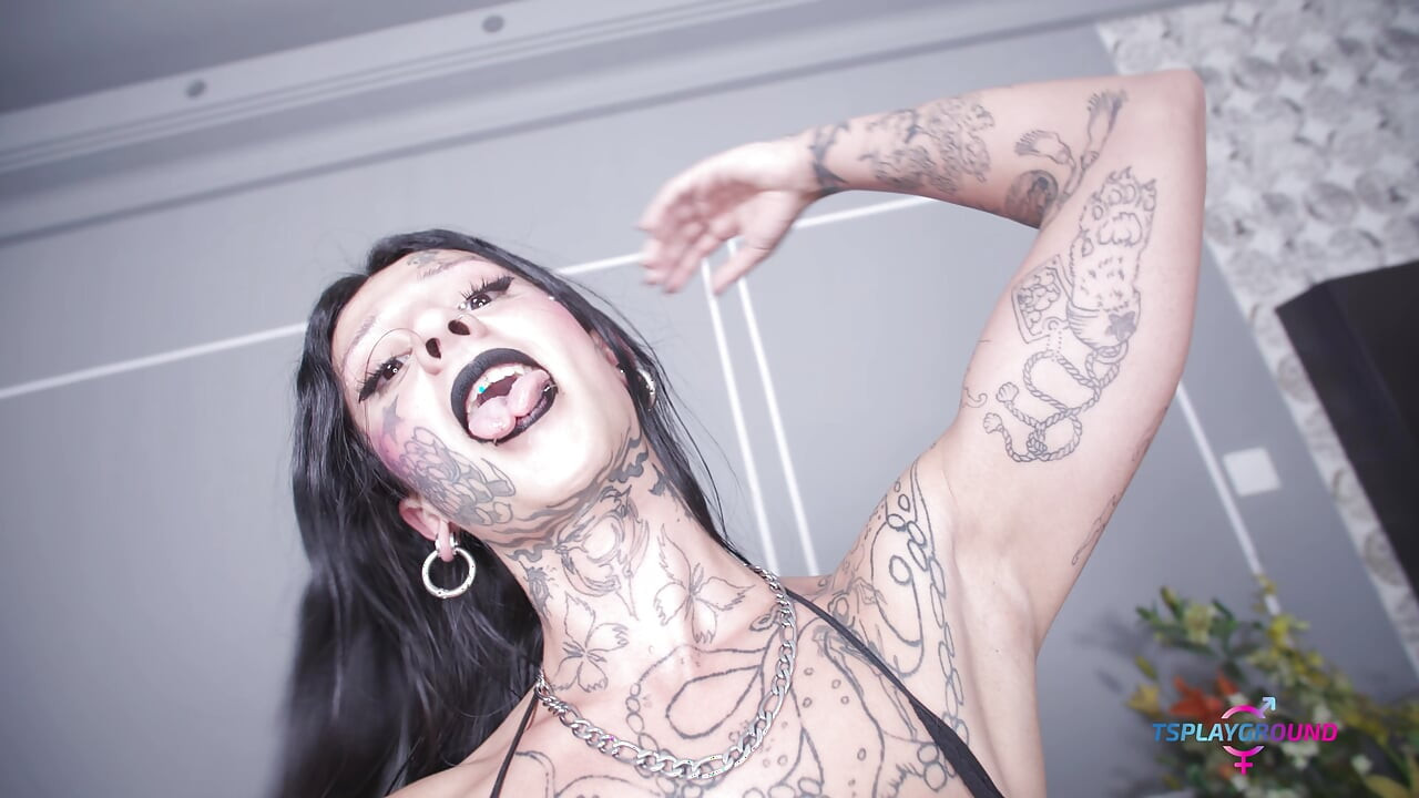 Tesão peituda travesti duro prazer anal