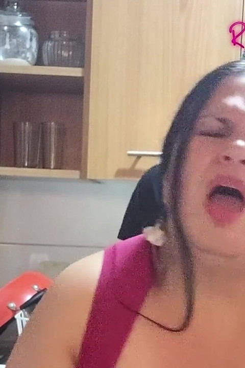 Videos for Fans: a Masked Young Man Fucks Me in the Kitchen