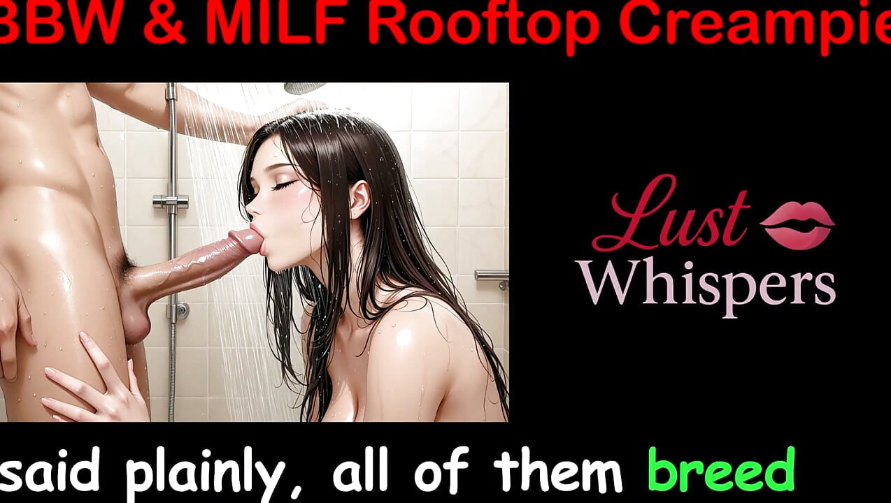 BBW &MILF Rooftop Creampies - Engelsk sexhistoria
